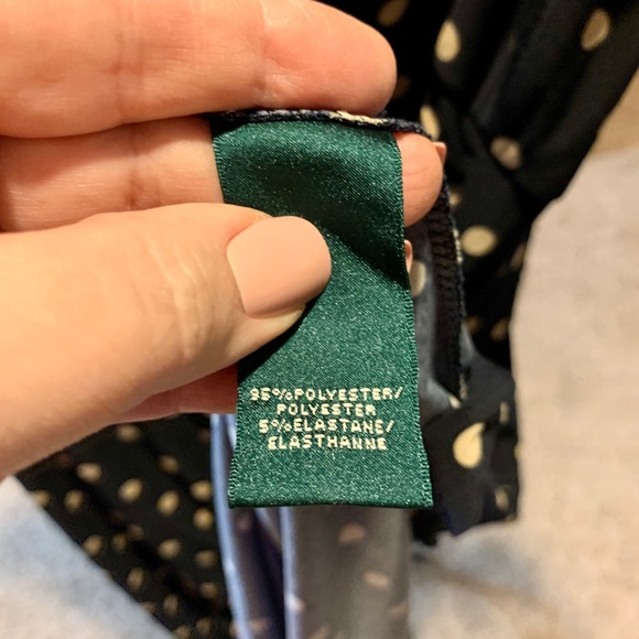 Lauren by Ralph Lauren, Polka Dot Jersey Dress - Picture 8 of 8